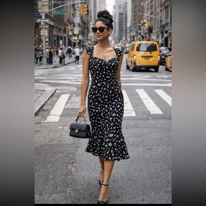 Anthropologie NWT The Cecily Fit & Flare
Sweetheart Dress by Maeve size MP.